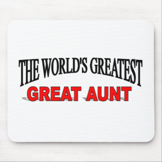The World's Greatest Great Aunt Mouse Pad