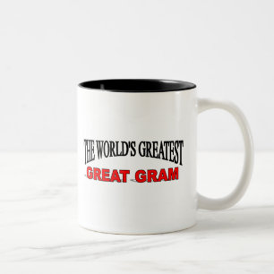 The World's Greatest Great Gram Two-Tone Coffee Mug