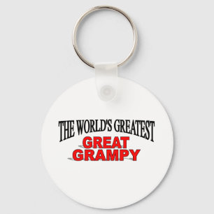 The World's Greatest Great Grampy Keychain