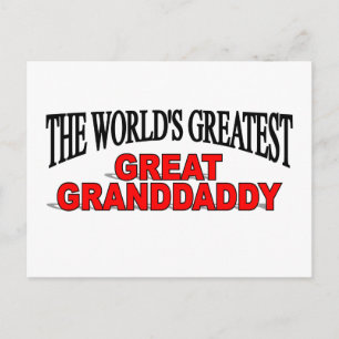 The World's Greatest Great Granddaddy Postcard