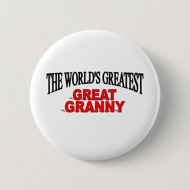 The World's Greatest Great Granny 2 Inch Round Button (Front)