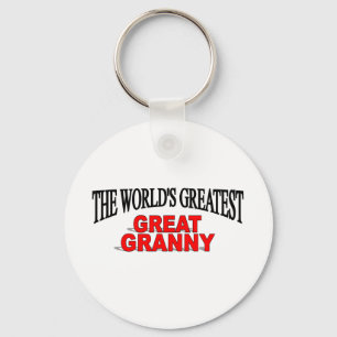 The World's Greatest Great Granny Keychain