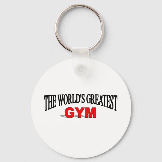 The World's Greatest Gym Keychain (Front)