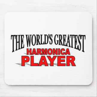 The World's Greatest Harmonica Player Mouse Pad