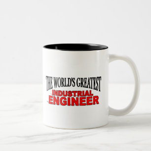 The World's Greatest Industrial Engineer Two-Tone Coffee Mug