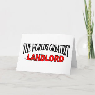 The World's Greatest Landlord Card