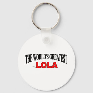 The World's Greatest Lola Keychain