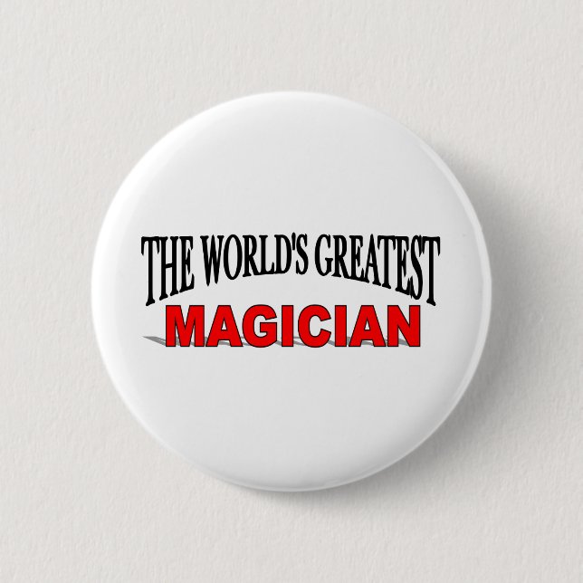 The World's Greatest Magician 2 Inch Round Button (Front)