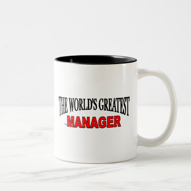 The World's Greatest Manager Two-Tone Coffee Mug (Right)
