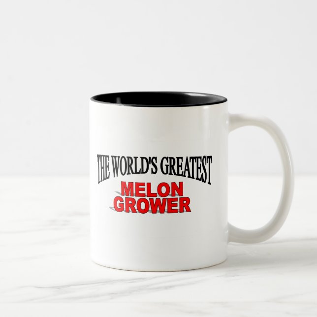 The World's Greatest Melon Grower Two-Tone Coffee Mug (Right)