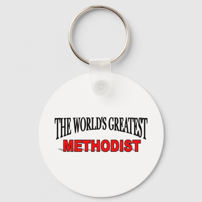 The World's Greatest Methodist Keychain (Front)