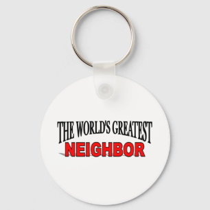 The World's Greatest Neighbour Keychain