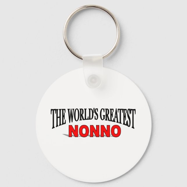 The World's Greatest Nonno Keychain (Front)