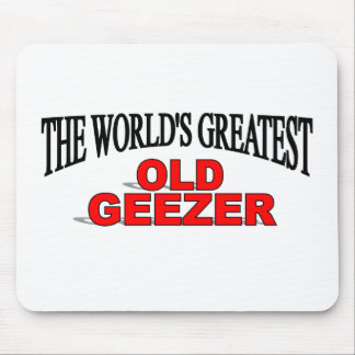 The World's Greatest Old Geezer Mouse Pad