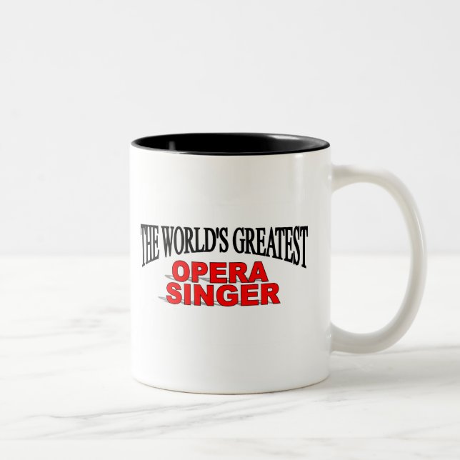 The World's Greatest Opera Singer Two-Tone Coffee Mug (Right)