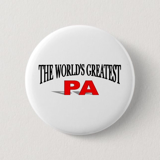 The World's Greatest Pa 2 Inch Round Button (Front)