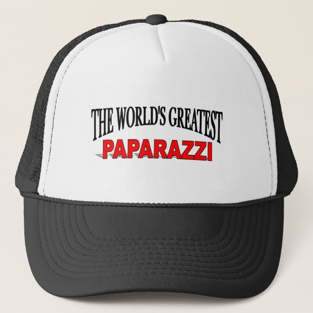 The World's Greatest Paparazzi Trucker Hat (Front)
