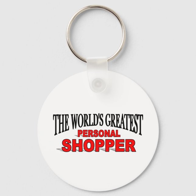 The World's Greatest Personal Shopper Keychain (Front)