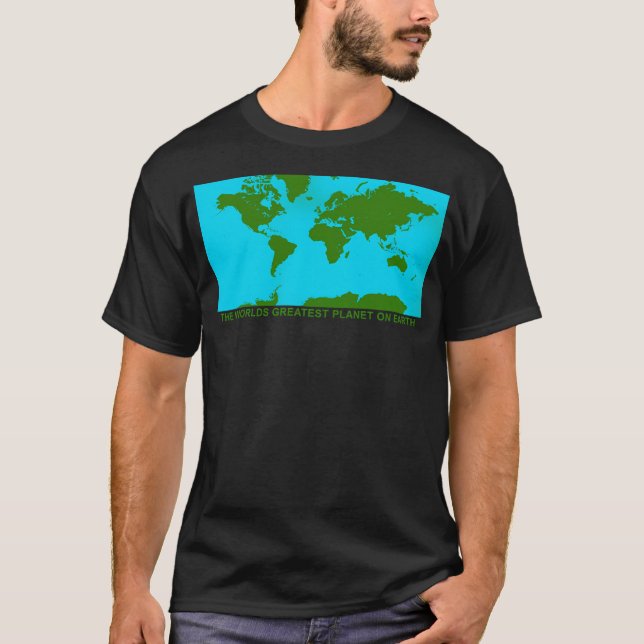 The Worlds Greatest Planet On Earth T-Shirt (Front)