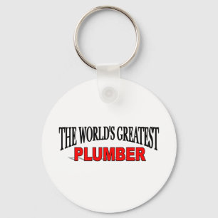 The World's Greatest Plumber Keychain