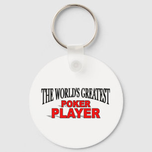 The World's Greatest Poker Player Keychain