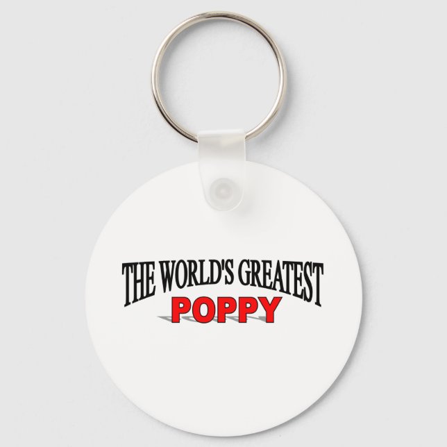 The World's Greatest Poppy Keychain (Front)