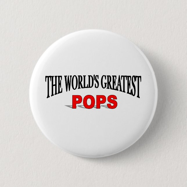 The World's Greatest Pops 2 Inch Round Button (Front)