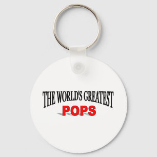 The World's Greatest Pops Keychain