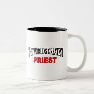 The World's Greatest Priest Two-Tone Coffee Mug