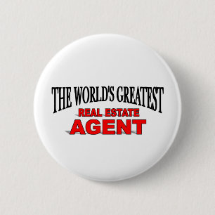 The World's Greatest Real Estate Agent 2 Inch Round Button