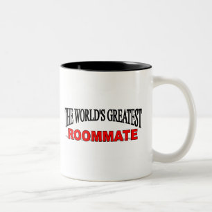 The World's Greatest Roommate Two-Tone Coffee Mug