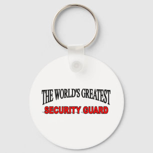 The World's Greatest Security Guard Keychain