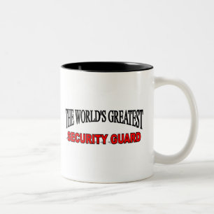 The World's Greatest Security Guard Two-Tone Coffee Mug