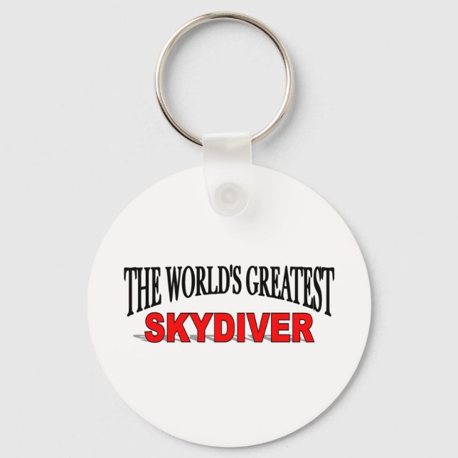 The World's Greatest Skydiver Keychain (Front)