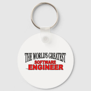 The World's Greatest Software Engineer Keychain