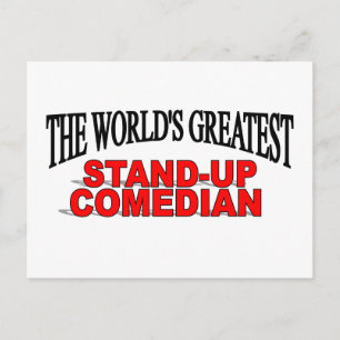 The World's Greatest Stand-up Comedian Postcard