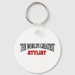 The World's Greatest Stylist Keychain