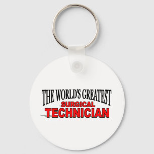 The World's Greatest Surgical Technician Keychain