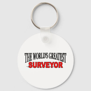 The World's Greatest Surveyor Keychain