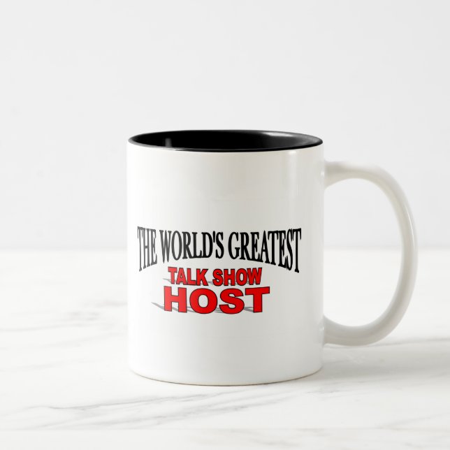 The World's Greatest Talk Show Host Two-Tone Coffee Mug (Right)