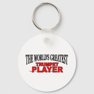 The World's Greatest Trumpet Player Keychain