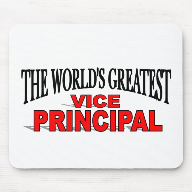 The World's Greatest Vice Principal Mouse Pad (Front)