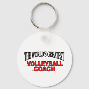 The World's Greatest Volleyball Coach Keychain