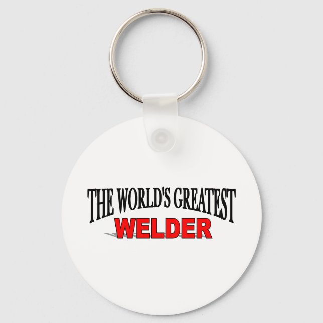 The World's Greatest Welder Keychain (Front)