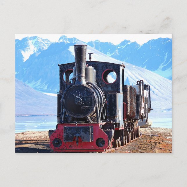 The world's northernmost train, Svalbard Postcard (Front)
