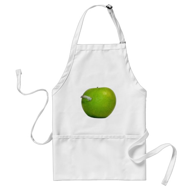 The worm in the apple standard apron (Front)