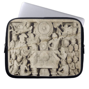 The worship of the Buddhist symbols, Amaravati (li Laptop Sleeve