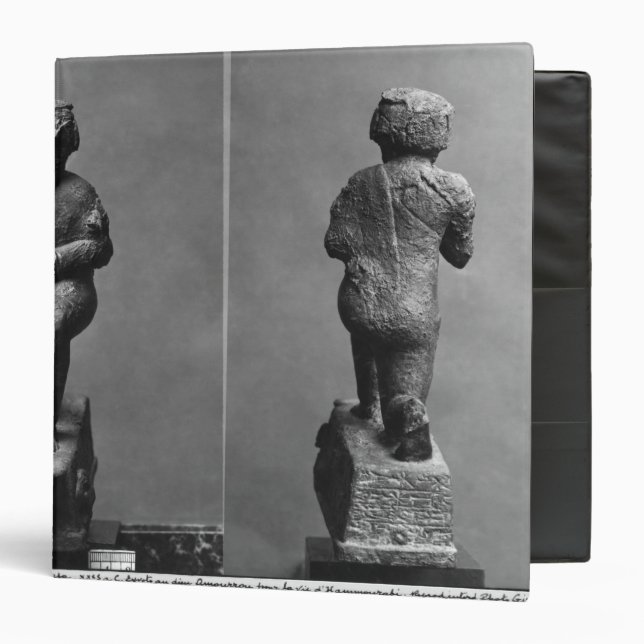 The worshipper from Larsa, front and back view Binder (Front/Inside)