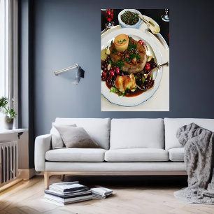 The worst dish ever   AI Art  Poster