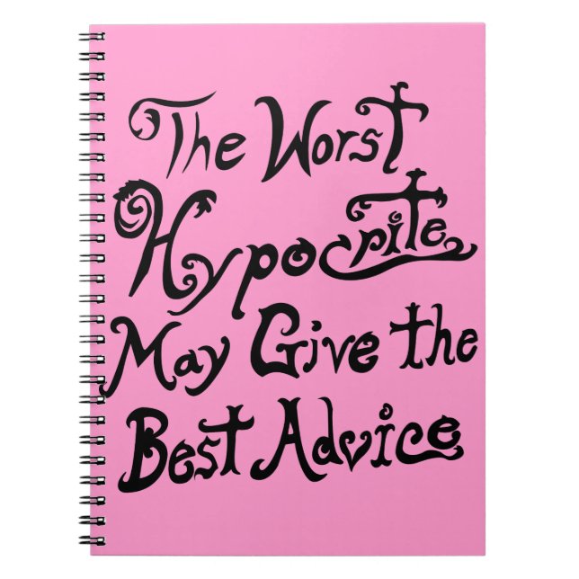 The Worst Hypocrite Notebook (Front)
